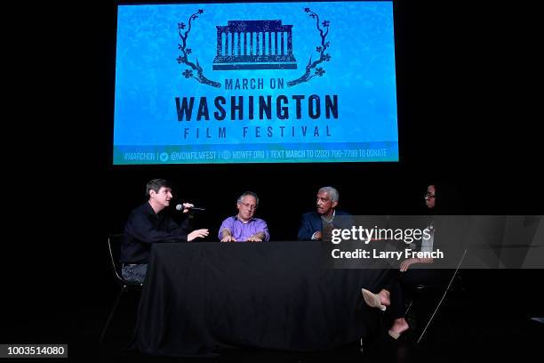 Panelists filmmaker William Kavanagh, attorney for the NAACP in US Michael Sussman, President of Fair Housing Justice Center Gene Capello, and...