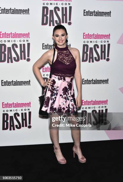 Nicole Maines attends Entertainment Weekly's Comic-Con Bash held at FLOAT, Hard Rock Hotel San Diego on July 21, 2018 in San Diego, California...