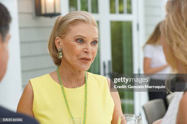 Audrey Gruss during the Audrey Gruss And Michael Irving Host Kick Off Cocktail For Third Annual Walk Of Hope + 5K Run at Fairwind on July 21, 2018 in...