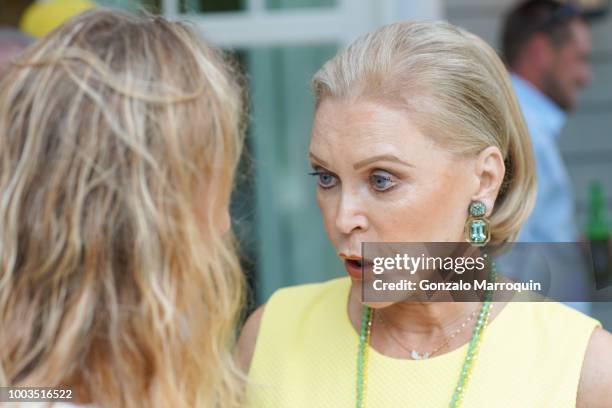 Audrey Gruss during the Audrey Gruss And Michael Irving Host Kick Off Cocktail For Third Annual Walk Of Hope + 5K Run at Fairwind on July 21, 2018 in...