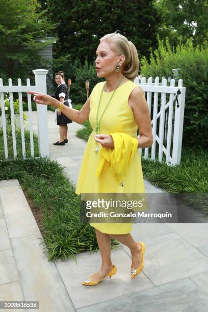 Audrey Gruss during the Audrey Gruss And Michael Irving Host Kick Off Cocktail For Third Annual Walk Of Hope + 5K Run at Fairwind on July 21, 2018 in...