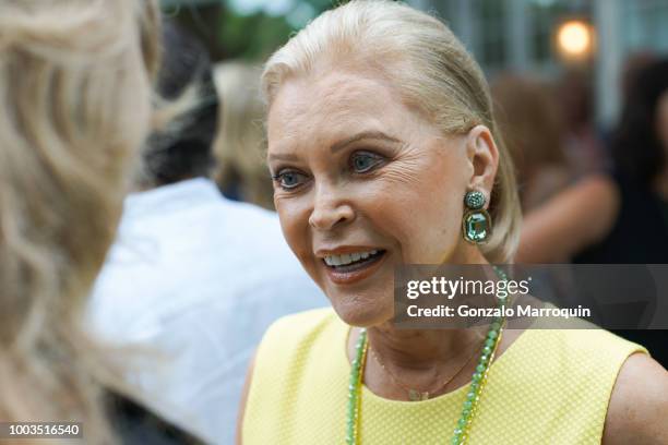 Audrey Gruss during the Audrey Gruss And Michael Irving Host Kick Off Cocktail For Third Annual Walk Of Hope + 5K Run at Fairwind on July 21, 2018 in...