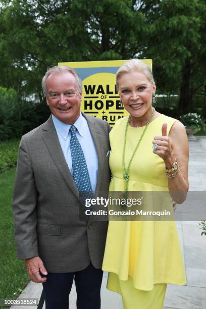 Audrey Gruss and Michael Irving during the Audrey Gruss And Michael Irving Host Kick Off Cocktail For Third Annual Walk Of Hope + 5K Run at Fairwind...