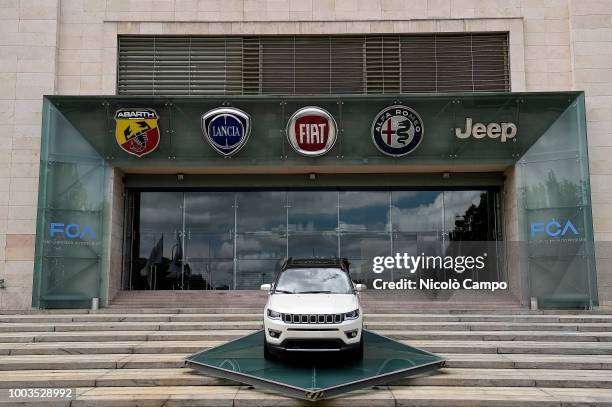 Picture shows Fiat Mirafiori building. On July 21 FCA board discuss succession of CEO Sergio Marchionne. The media said that Richard Palmer, Alfredo...