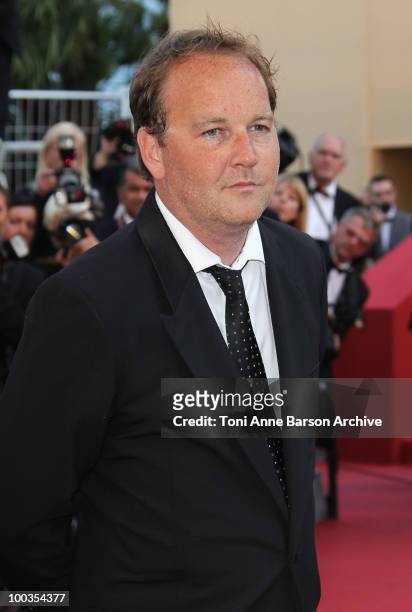 Grand Prix award winner director Xavier Beauvois attends the Palme d'Or Closing Ceremony held at the Palais des Festivals during the 63rd Annual...