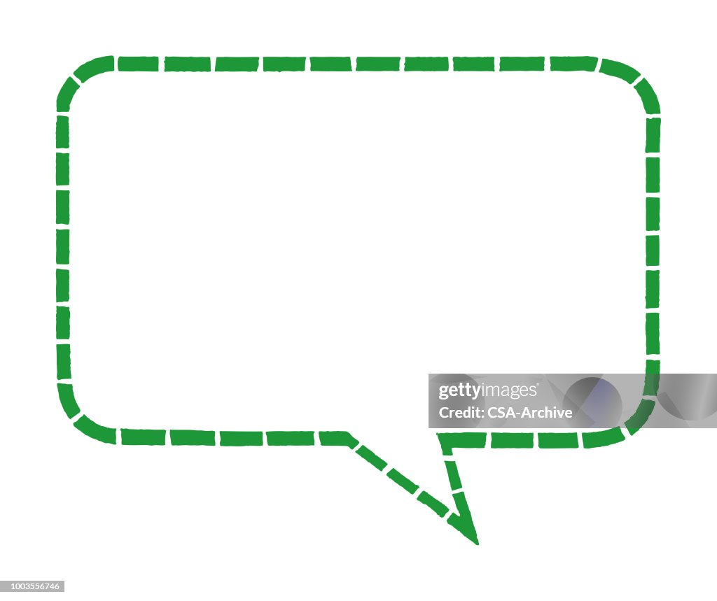 Rectangular Word Balloon Word Balloon Bubble High-Res Vector Graphic - Getty Images