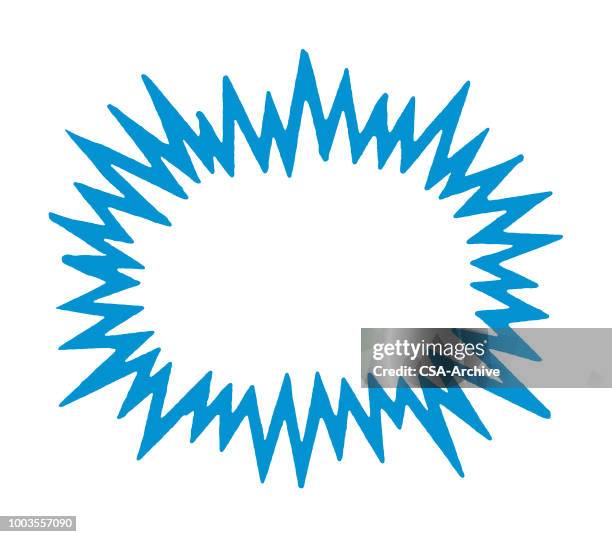 burst border - firework explosive material stock illustrations