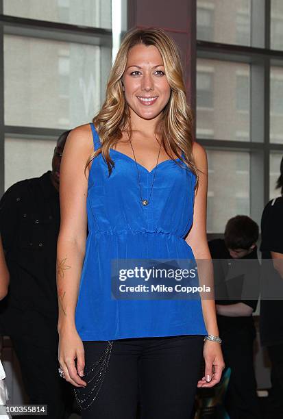 Singer Colbie Caillat attends the VH1 Save The Music Foundation Summer Kick-Off Party benefit at the W Hoboken on May 23, 2010 in Hoboken, New Jersey.