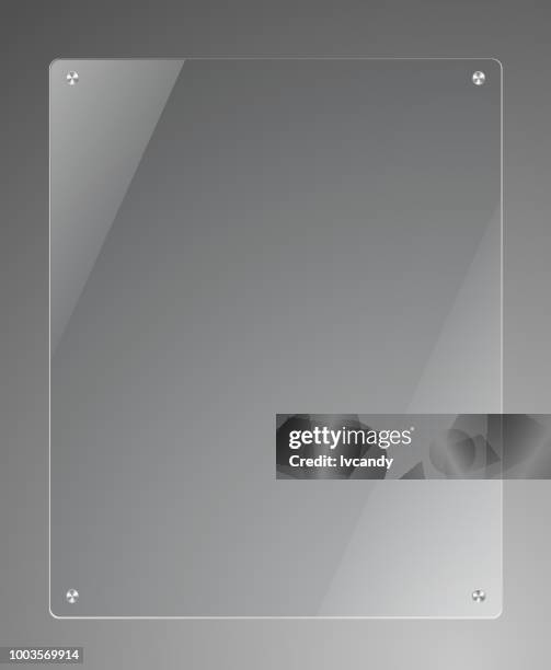 glass template board - perspex stock illustrations
