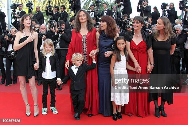 Actress Charlotte Gainsbourg, actress Morgana Davies, director Julie Bertucelli, actor Gabriel Gotting, producer Yael Fogiel, actress Zoe Boe,...