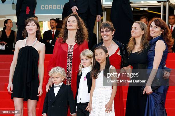 Charlotte Gainsbourg, Julie Bertucelli, Sue Taylor, Guest, Yael Fogiel, Gabriel Gotting, Morgana Davies and Zoe Boe attend 'The Tree' Premiere held...