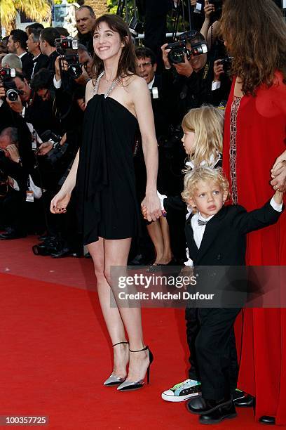 Charlotte Gainsbourg attends 'The Tree' Premiere held at the Palais des Festivals during the 63rd Annual Cannes Film Festival on May 23, 2010 in...