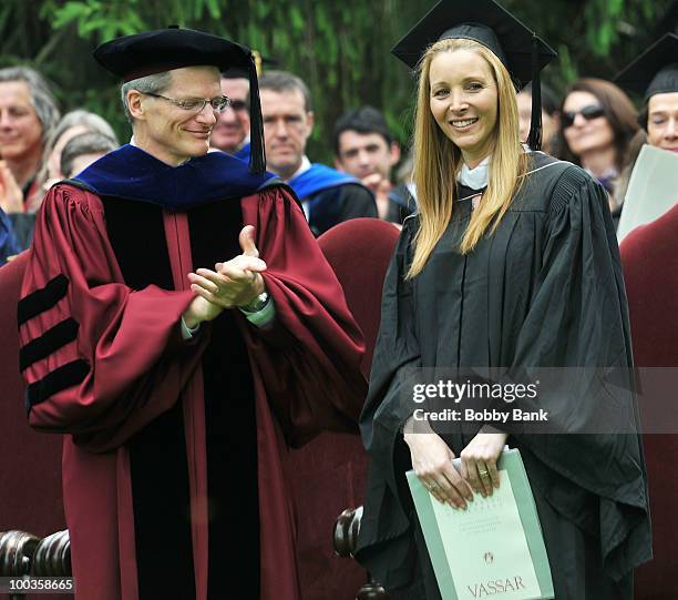 Lisa Kudrow attends the Vassar College commencement at Vassar College on May 23, 2010 in Poughkeepsie, New York.