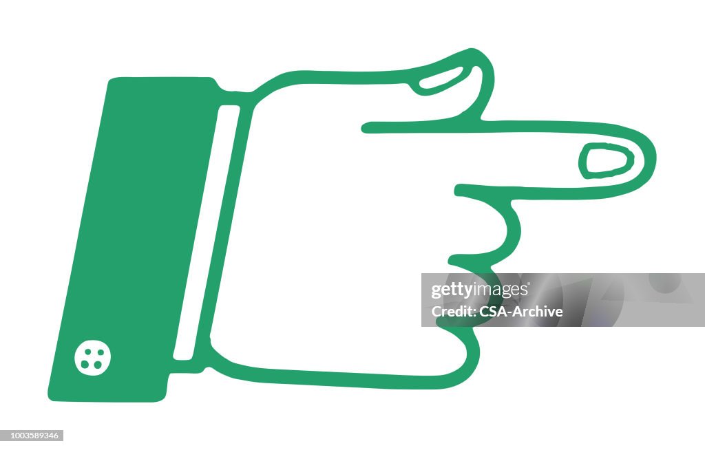 Hand with Pointing Figure