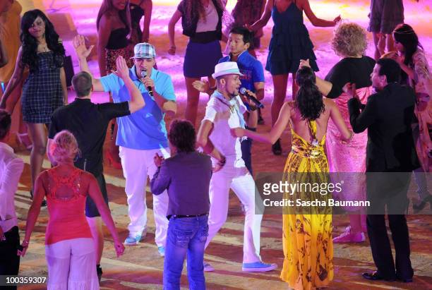Mehrzad Marashi and Mark Medlock attend the Wetten Dass...? Summer Edition on May 23, 2010 in Palma de Mallorca, Spain.