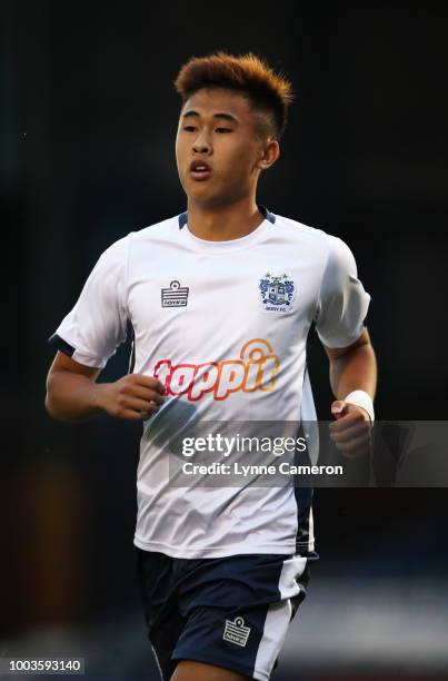 Tsun Dai of Bury during the Pre-Season Friendly at Gigg Lane on July 18, 2018 in Bury, England.