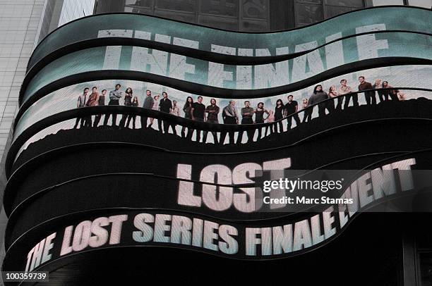 "Lost" Series Finale in Times Square on May 23, 2010 in New York City.