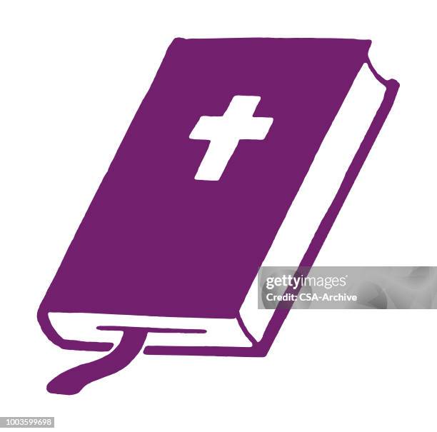 bible - praying stock illustrations