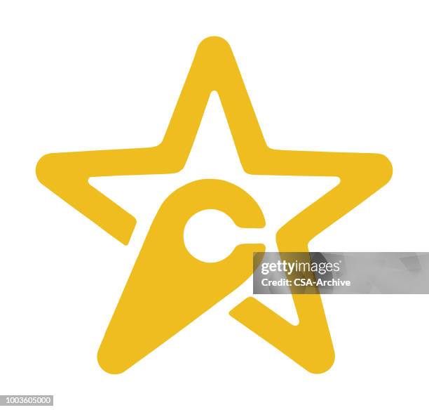 c star - logo star stock illustrations