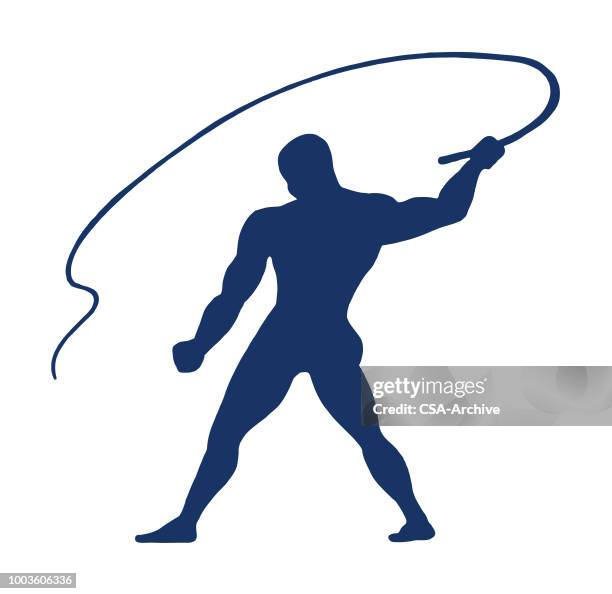 mann mit peitsche - dompteur stock-grafiken, -clipart, -cartoons und -symbole