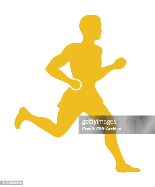 ilustraciones, imágenes clip art, dibujos animados e iconos de stock de hombre corriendo - racing logos