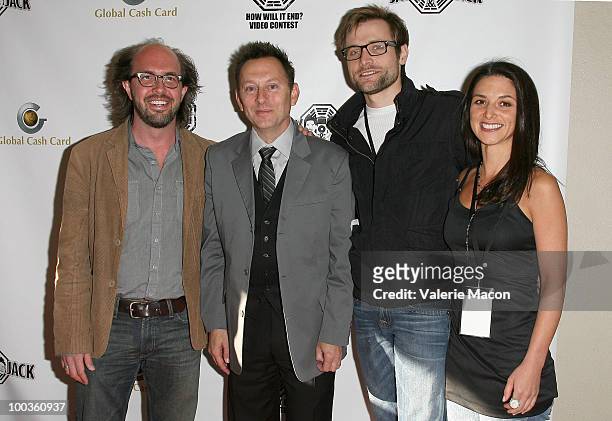 Actors Eric Lange, Michael Emerson, Neil Hopkins and Andrea Gabriel arrive at the "Lost" Series Finale Party hosted by Michael Purcell at the Orpheum...