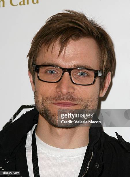 Actor Neil Hopkins arrives at the "Lost" Series Finale Party hosted by Michael Purcell at the Orpheum Theatre on May 23, 2010 in Los Angeles,...