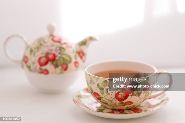 teacup and a teapot, lancaster - white tea stock pictures, royalty-free photos & images