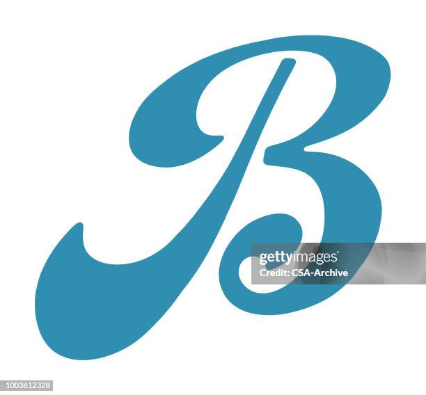 b - letter b stock illustrations