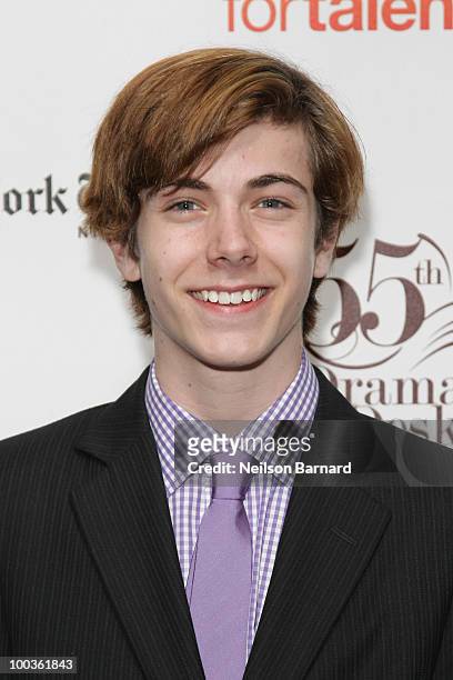Actor Henry Hodges arrives at the 55th Annual Drama Desk Awards at FH LaGuardia Concert Hall at Lincoln Center on May 23, 2010 in New York City.