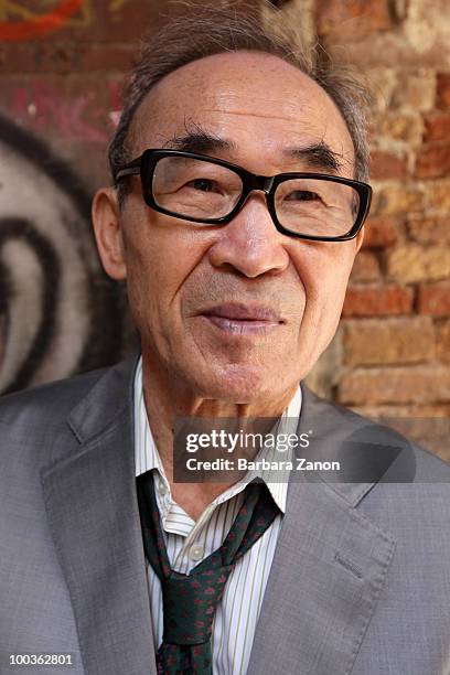 Author Ko Un poses for a portrait session during "Incroci di civilta", Venice literary Festival on May 21, 2010 in Venice, Italy.