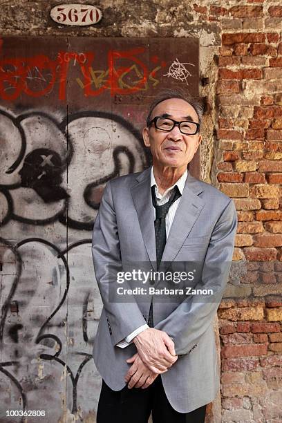 Author Ko Un poses for a portrait session during "Incroci di civilta", Venice literary Festival on May 21, 2010 in Venice, Italy.