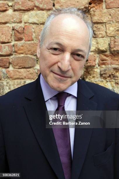 Author Andre Aciman, poses for a portrait session during "Incroci di civilta", Venice literary Festival on May 23, 2010 in Venice, Italy.