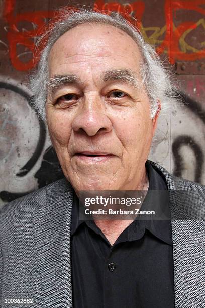 Haitian author Anthony Phelps poses for a portrait session during "incroci di civilta", venice literary festival on May 23, 2010 in Venice, Italy.