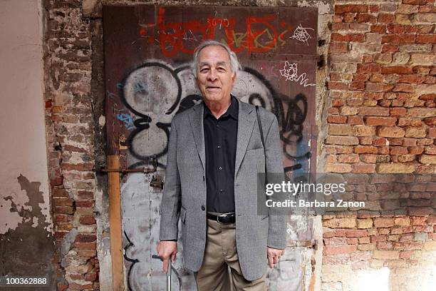 Haitian author Anthony Phelps poses for a portrait session during "incroci di civilta", venice literary festival on May 23, 2010 in Venice, Italy.