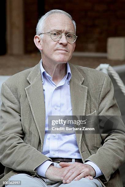 British author Randal Keynes poses for a portrait session during "incroci di civilta", Venice literary Festival on May 19, 2010 in Venice, Italy.