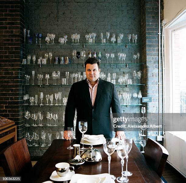 The wedding planner James Lord of the agency Love & Lord Boutique Weddings in Italy, poses for a portraits session on December 12, 2007 in London,...