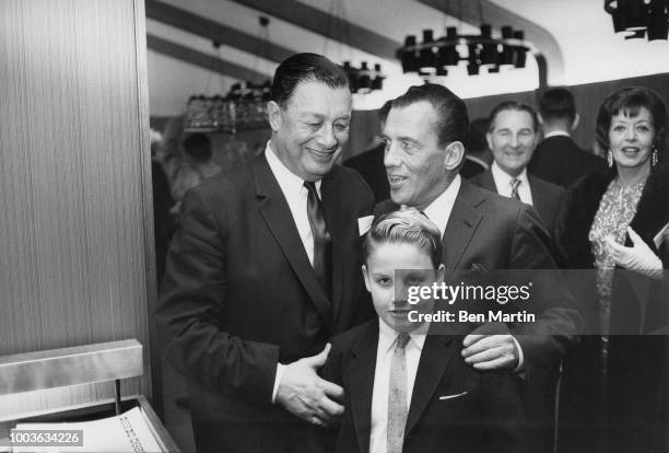 Toots Shore with his son and Ed Sullivan Dec 28, 1961.