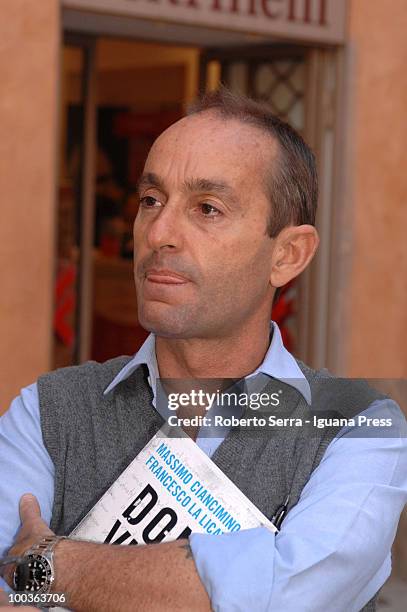 Massimo Cincimino, son of Vito Ciancimino who was mayor of Palermo connected with mafia, present his book "Don Vito" about his father's at...