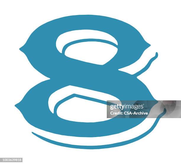 8 - number 8 stock illustrations