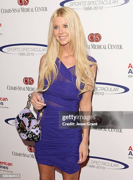 Actress Tara Reid arrives at the 25th anniversary of Cedars-Sinai Sports Spectacular at the Hyatt Regency Century Plaza on May 23, 2010 in Century...