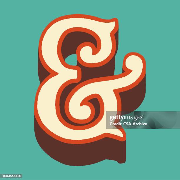 ampersand - ampersand stock illustrations