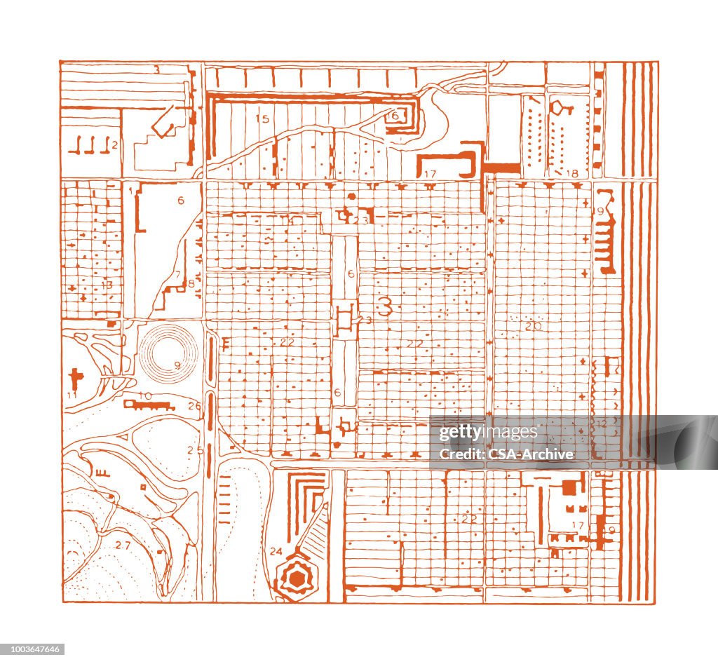 Map Layout Pattern Map Pattern High-Res Vector Graphic - Getty Images
