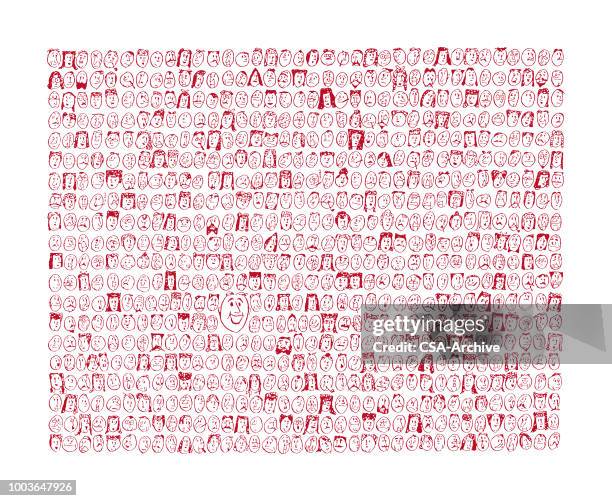 Portrait Pattern Background 811 Portrait With Pattern Background High Res Illustrations - Getty Images