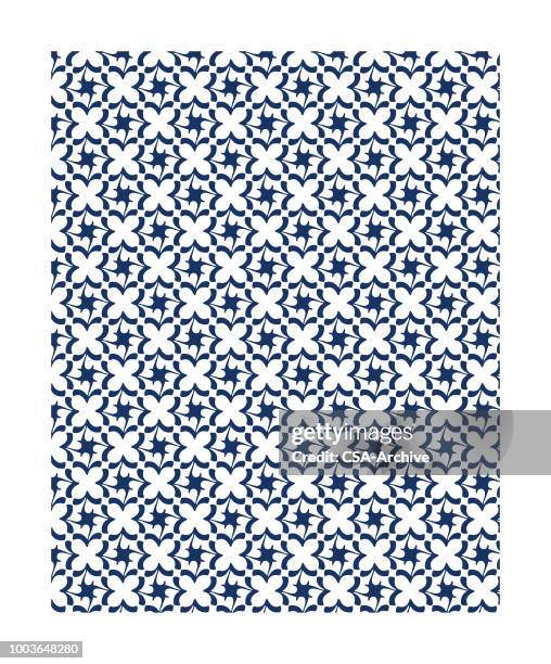 flower twister pattern - clover pattern stock illustrations