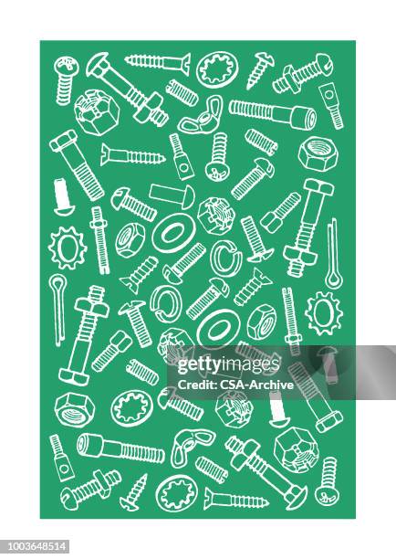 Bolt Fastener Patterns Nuts Bolts Pattern Photos and Premium High Res Pictures - Getty Images