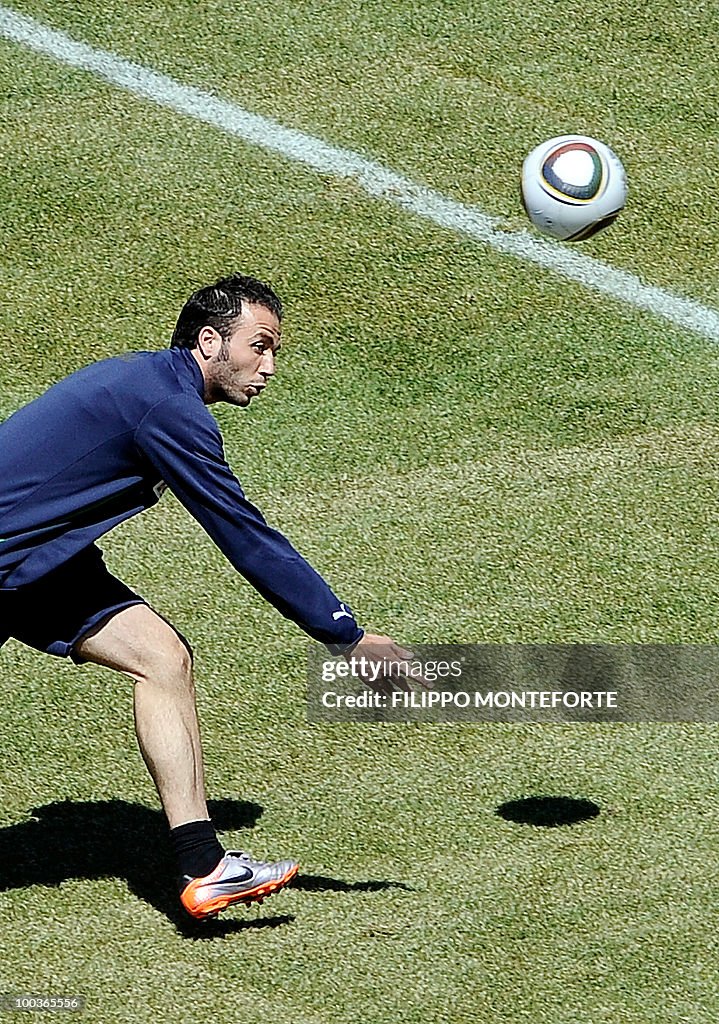 Italy's football team forward Gianpaolo