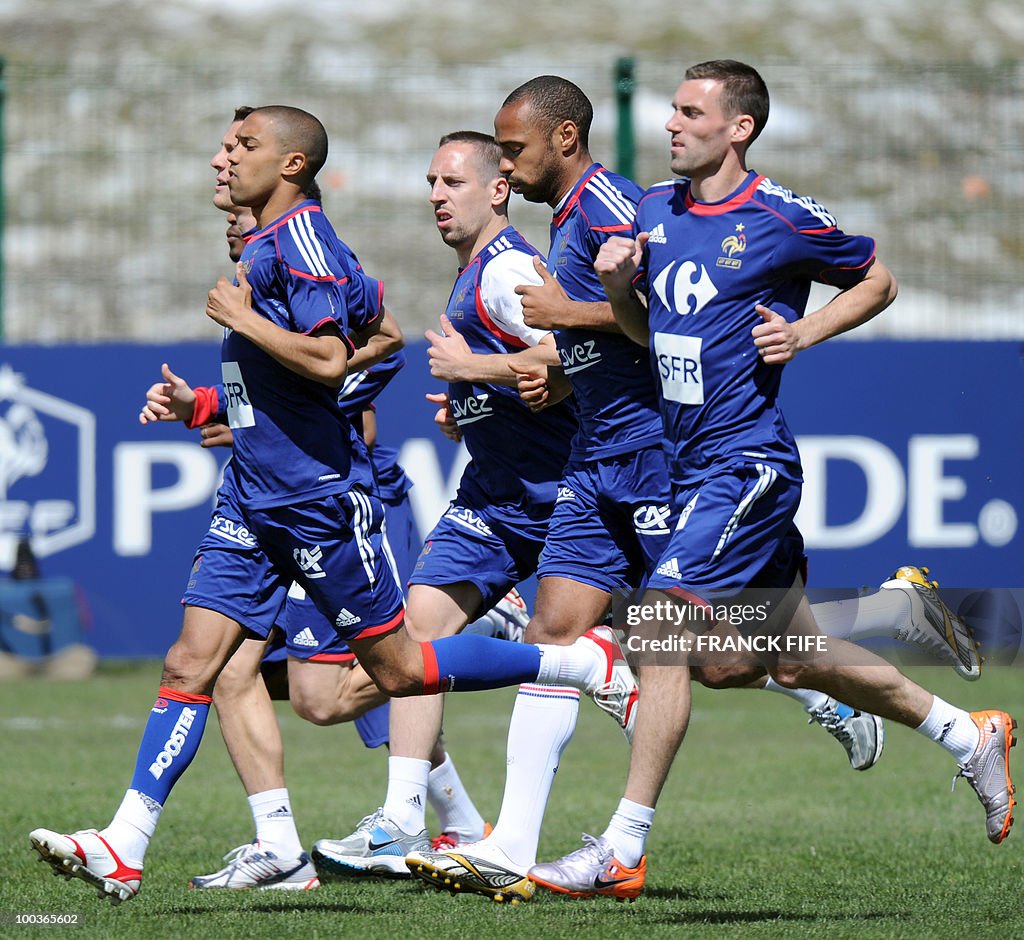 (LtoR) French national football team's p