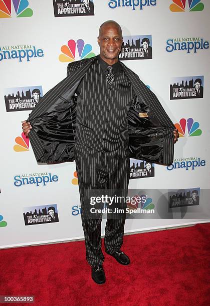 Darryl Strawberry attends "The Celebrity Apprentice" Season 3 finale after party at the Trump SoHo on May 23, 2010 in New York City.