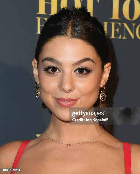 Kira Kosarin attends The Maxim Hot 100 Experience at Hollywood Palladium on July 21, 2018 in Los Angeles, California.